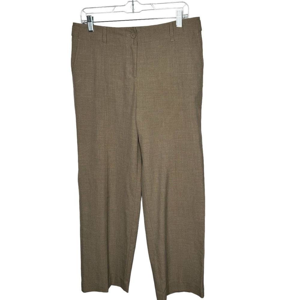 J Jill Women’s Dress Pants Size 10 Stretch Brown Hemmed Below Waist